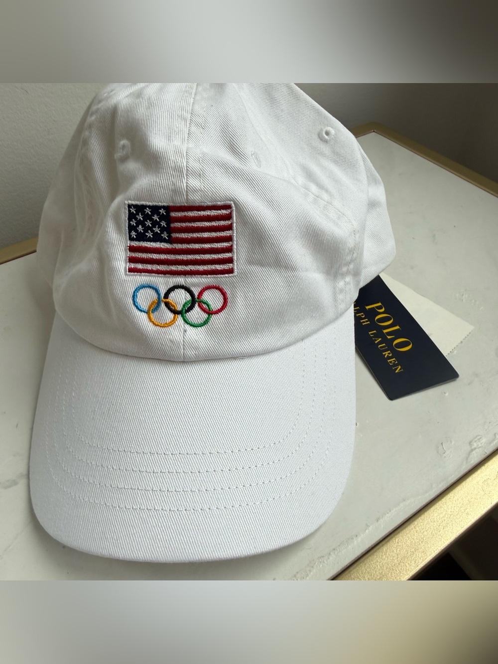 Ralph Lauren limited edition Olympic Cap, White BNWT